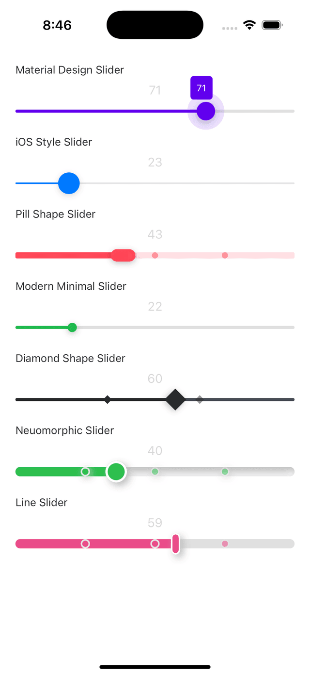 Range Slider Package